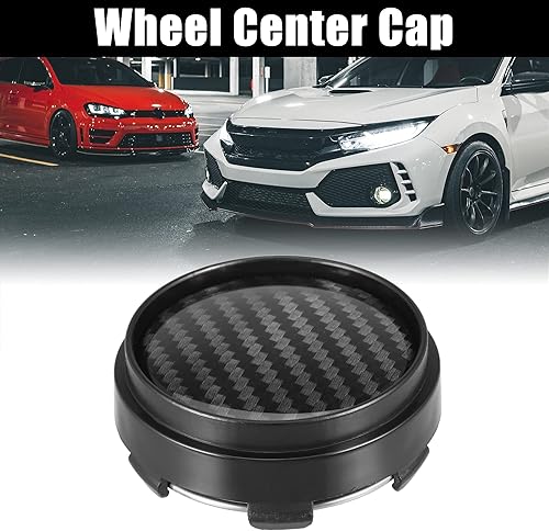 Miniatura 2 de X AUTOHAUX Tapacubos centrales de rueda de 2.480 in y 2.598 in, cubre llantas universales, piezas de tapa de cubo para coche, color negro