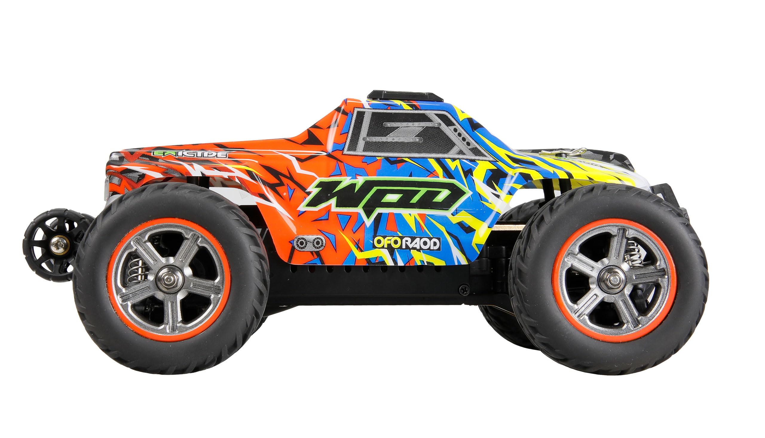 Amewi MAX20 Monster truck Brushed 50 km/h 4WD 1:20 RTR blu/arancione RC telecomandato