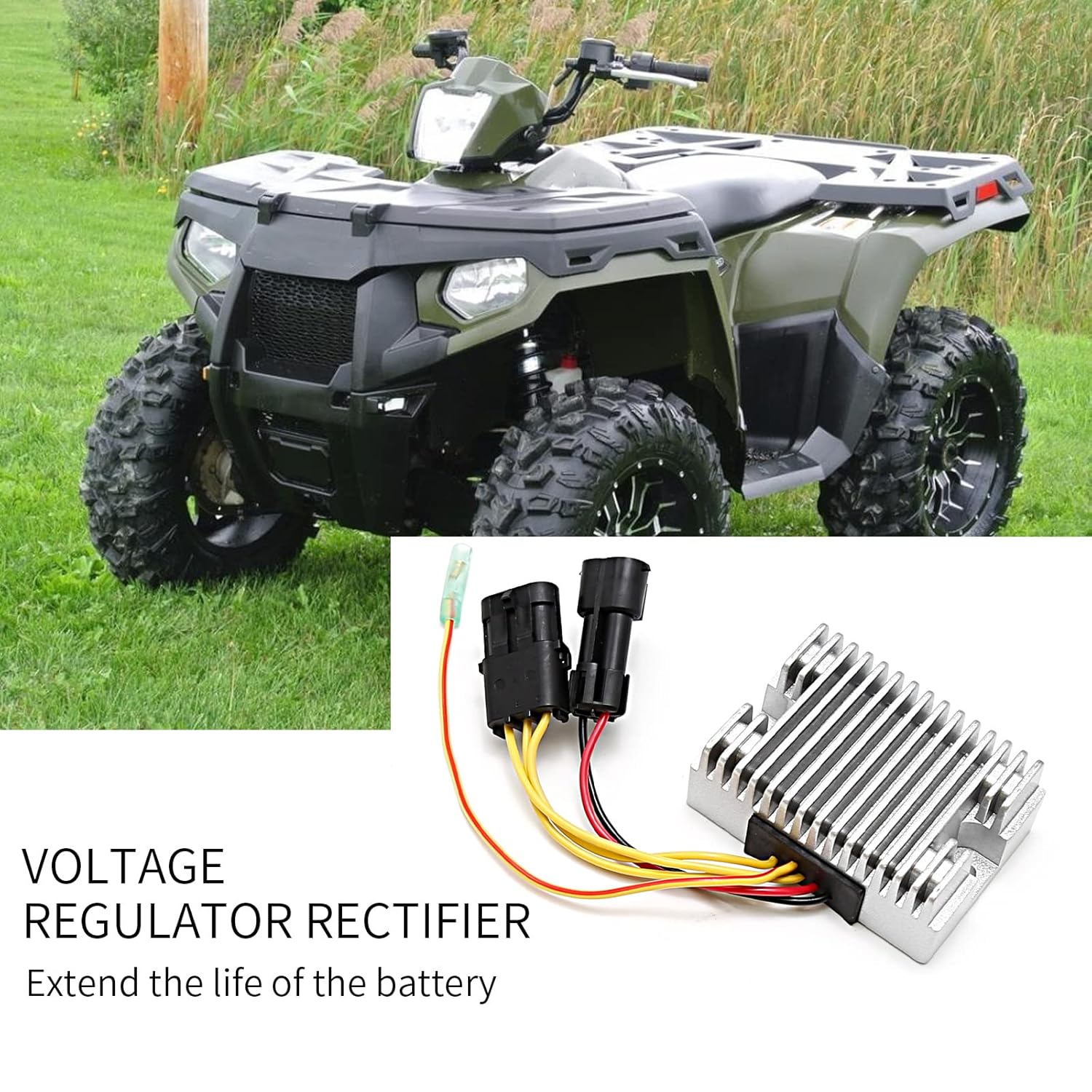 4012192 Voltage Rectifier Replacement for Polaris Regulator Ranger Sportsman Hawkeye 400 500