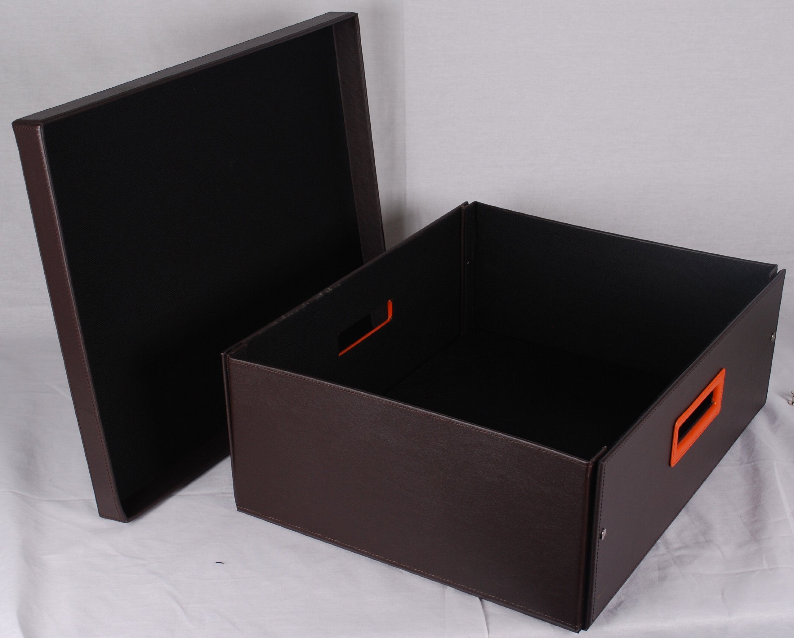 Filexec Storage Case, 17 x 13.75 x 6 Inches, Brown (23214)