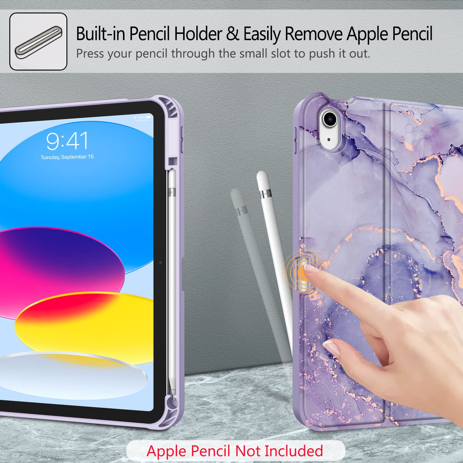 FINTIE hoes met toetsenbord voor iPad 11 generatie 2025 11 inch, iPad