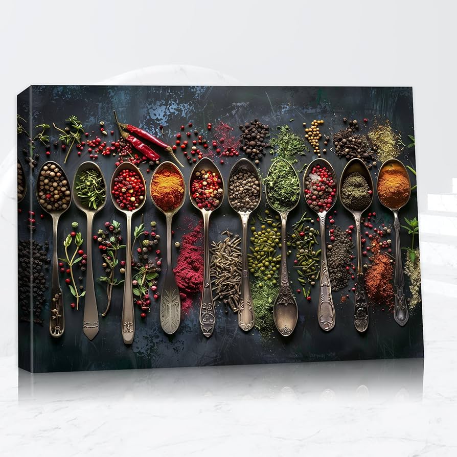 Aromatic Spices Wall Art　ビンテージ　アート Aromatic Spices Wall Art ビンテージ アート Spices Wall Art