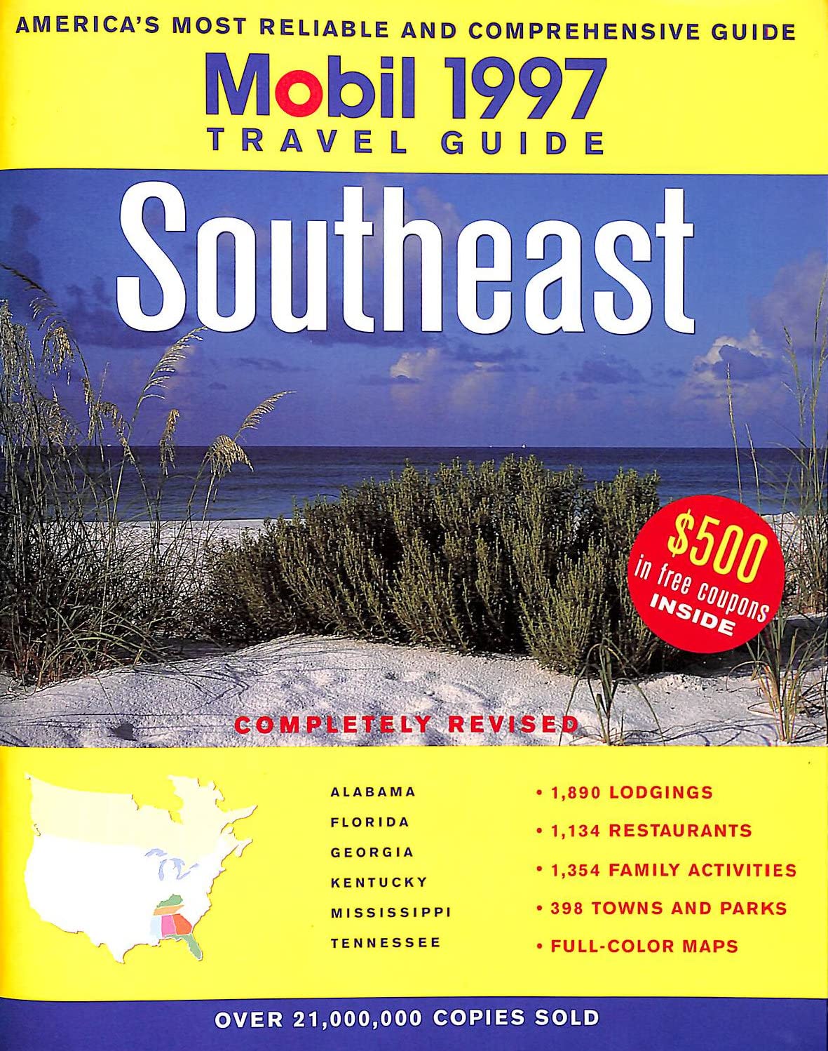 Mobil Travel Guide 1997 Southeast: Alabama, Florida, Georgia, Kentucky, Mississippi, Tennessee [Lingua Inglese]