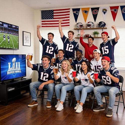 Miniatura 9 de Paquete de 4 sillas plegables, sillas de comedor plegables acolchadas de tela con asiento y respaldo de cojín, juego de sillas plegables para