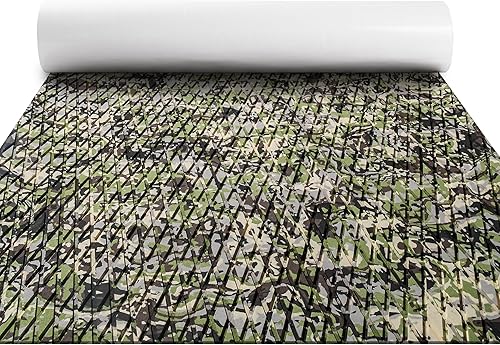 Focean Piso de etilvinilacetato para lancha, cubierta, piso marino de camuflaje, tapete autoadhesivo para lancha a motor, caravana, yate, kayak,