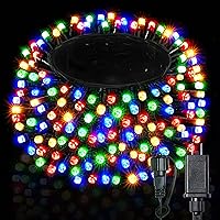 Vista 18 de BlcTec Tira de luces de Navidad para interiores y exteriores, 300 luces LED de 108 pies con 8 modos, enchufe conectable, impermeable, certificación