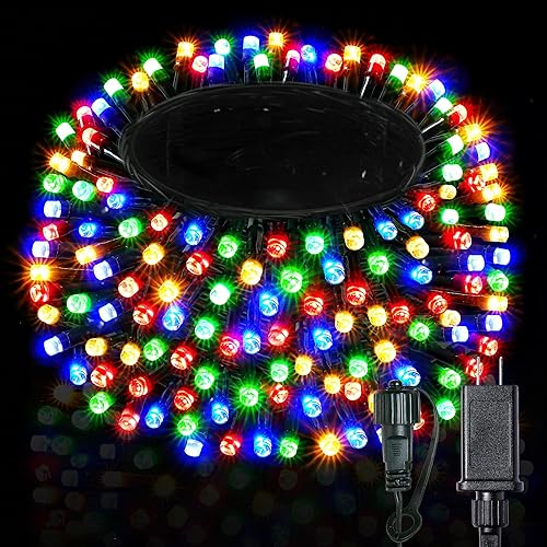 BlcTec Luces de Navidad, 300 luces LED de 108 pies para árbol de Navidad con 8 modos, impermeable y función de temporizador, cadena de luces de disponible en Yaxa Costa Rica