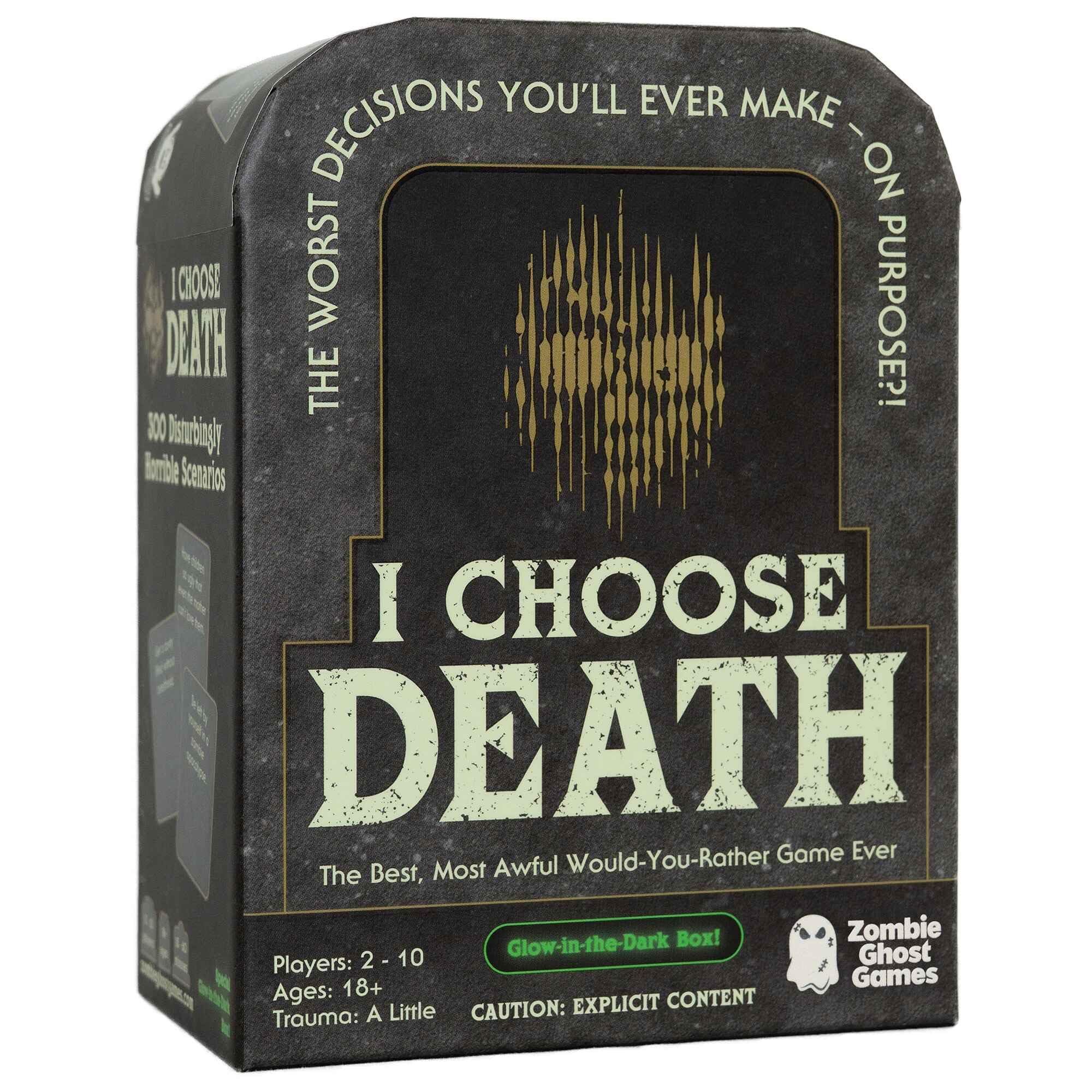 I Choose Death Card Game - The Best, Most-Awful Would-You-Rather Game Ever - Funniest and Most Disturbing Would-You-Rather Party Game for Adults - Not for the Easily Offended - 18+