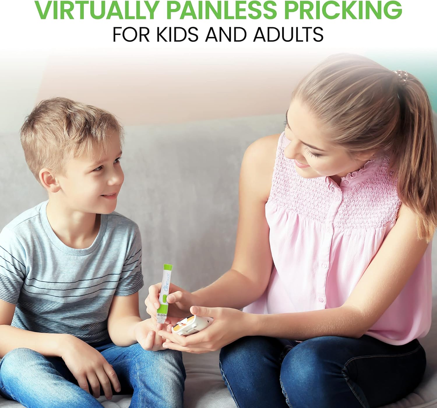 Microlet Lancing Device with Care Touch 100 Multi Colored Twist Top Lancets 30 Gauge : Health & Household