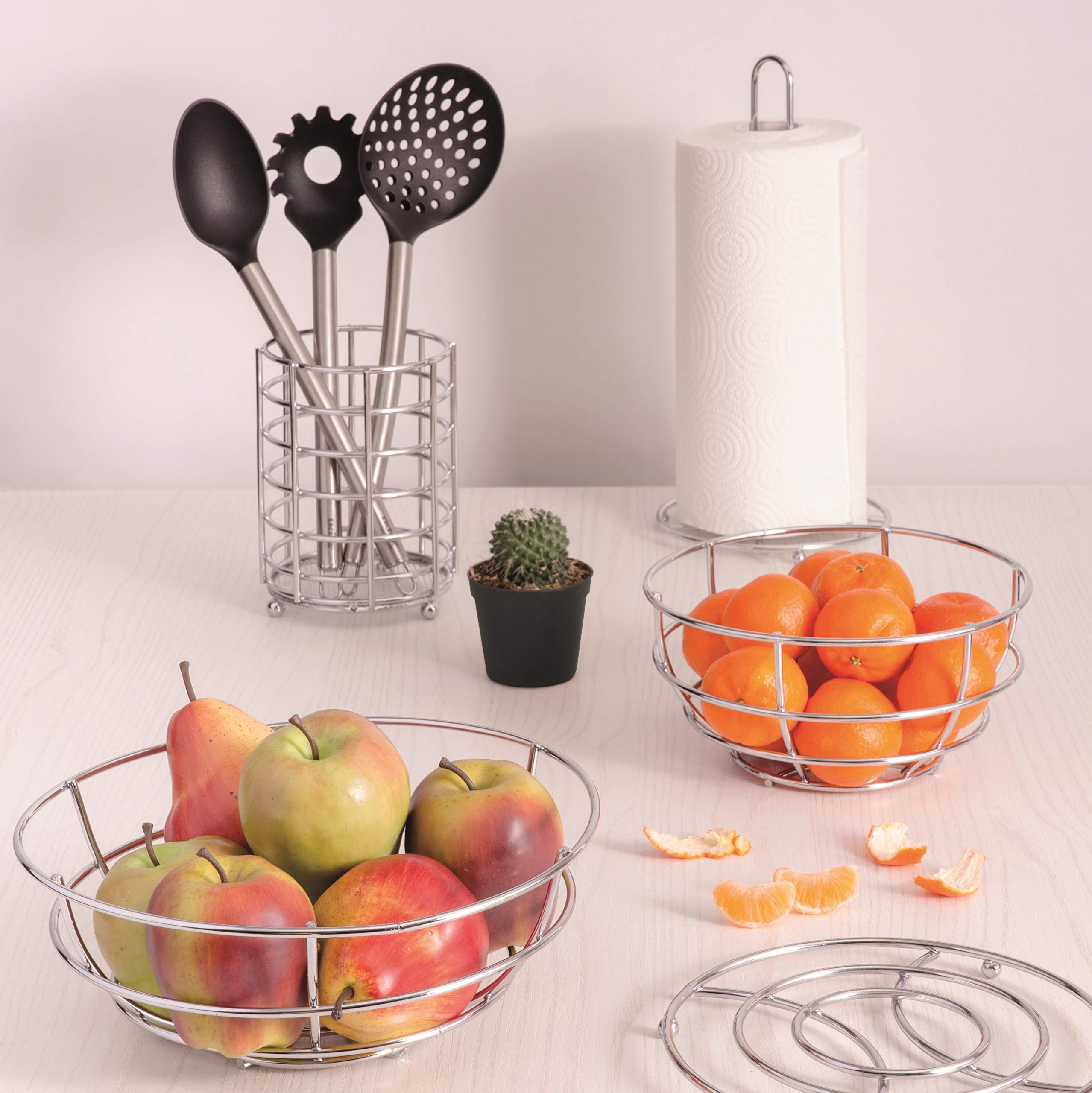 Excelsa Classic Set Utensili da Cucina, Nylon, Nero, 5 Unità
