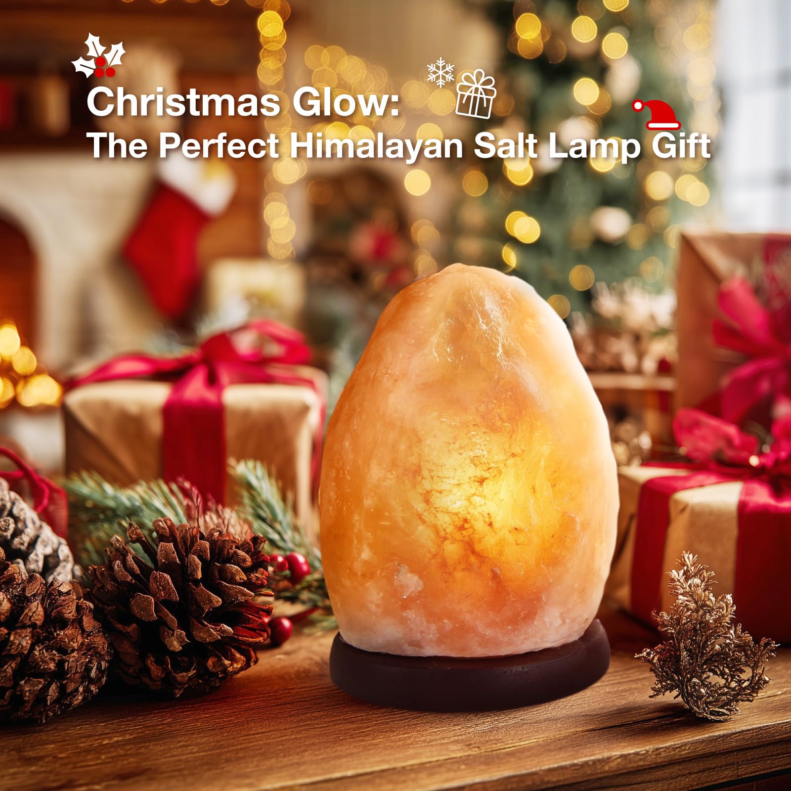 Amazon.co.jp : Pursalt 5.5インチ ヒマラヤ岩塩ランプ ナイトライト