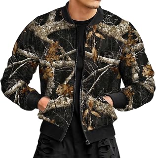Blandoom Winter Jackets for Men Men's Outdoor Lightweight Jacket Adjustable Mens Coat Men's Spring Cotton Windbreaker Jacket Men's Golf Jackets Raincoat Mountain Hiking Working Jackets