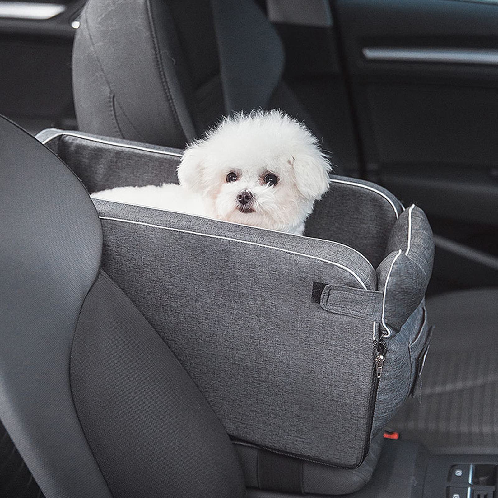Alfombrilla Universal para Mascotas para Coche para Las Cuatro Estaciones, Nido con Reposabrazos Duradero para Gatos/Perros, Impermeable e Hipoalergénico, Viajar, Tamaño