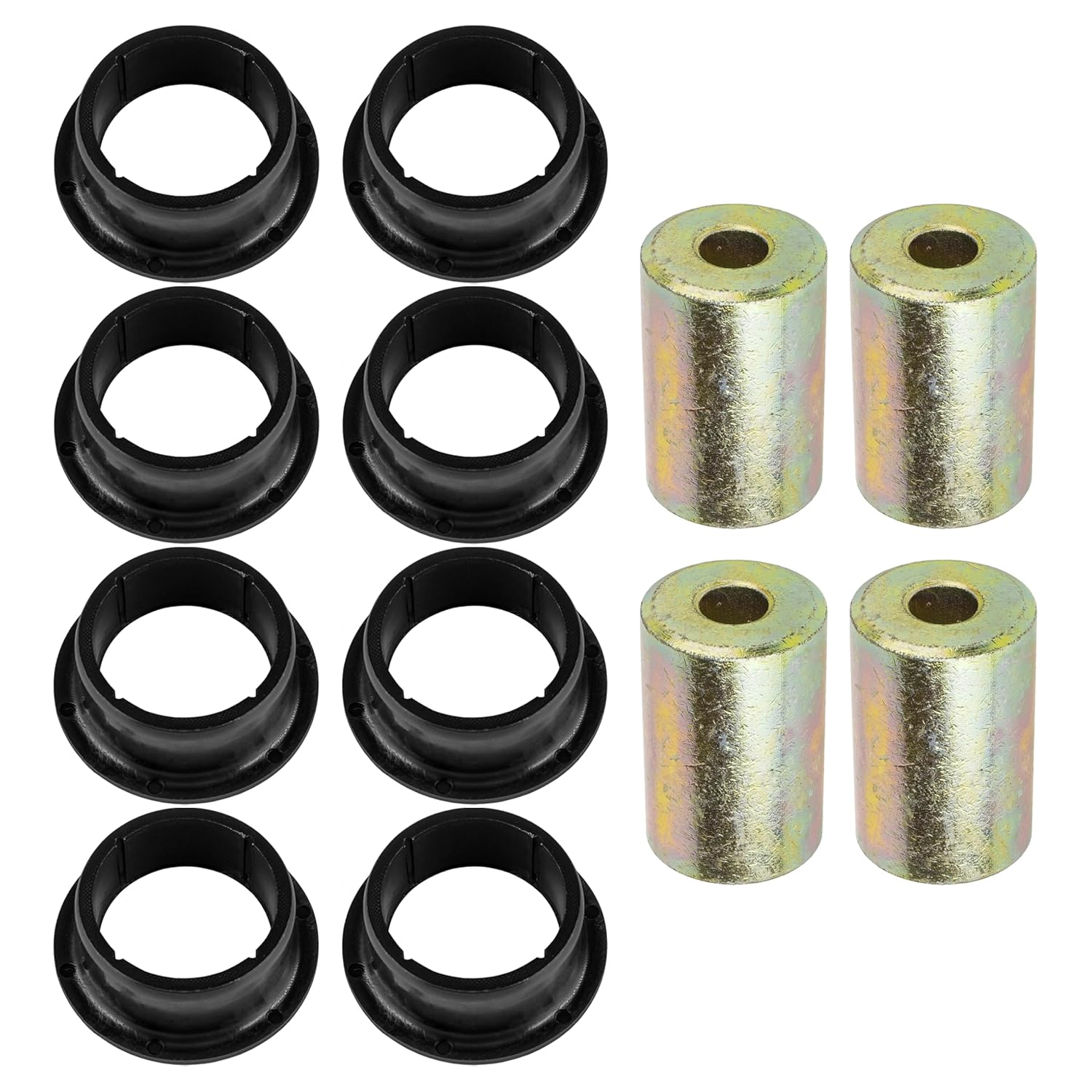 Caltric Rear Lower Bearing Carrier with Bushing Control Compatible with Polaris Ranger 500 425 2004-2005 / Hawkeye 400 2X4 2011-2014/4 Sets