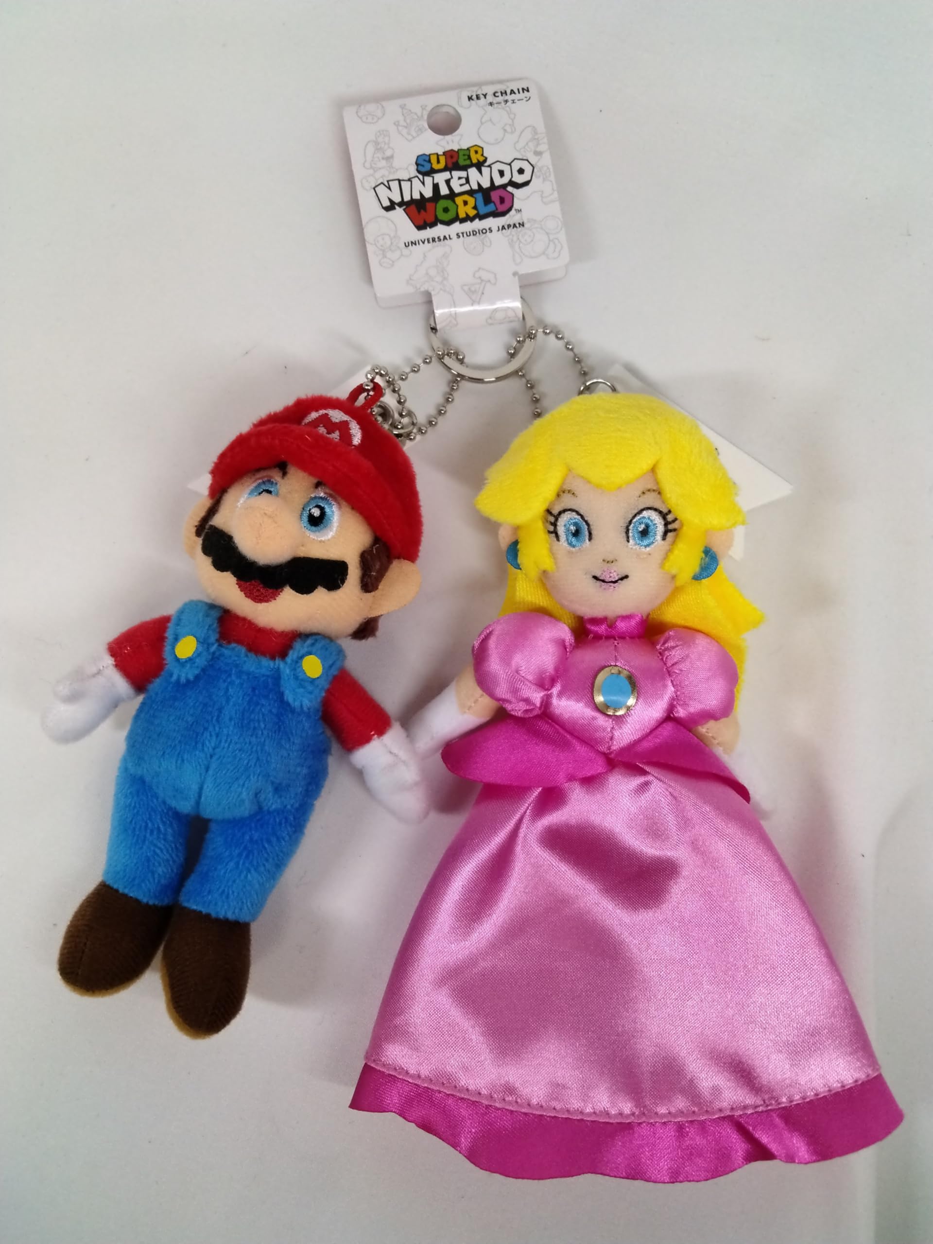 Amazon.co.jp: USJ マリオ ピーチ姫 キーホルダー セット ユニバーサル