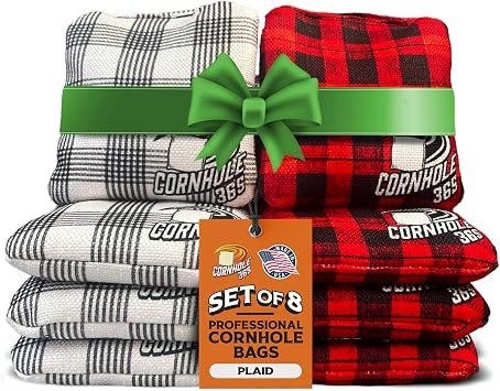 Cornhole365 All-Weather Professional Cornhole Bags Set of 8