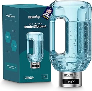 2026 New Hydrogen Water Bottle Jug – Portable Hydrogen Water Generator with Digital Display – Up to 4000PPB - 51oz Capacity – Premium Hydration Solution for Home, Office & Gym