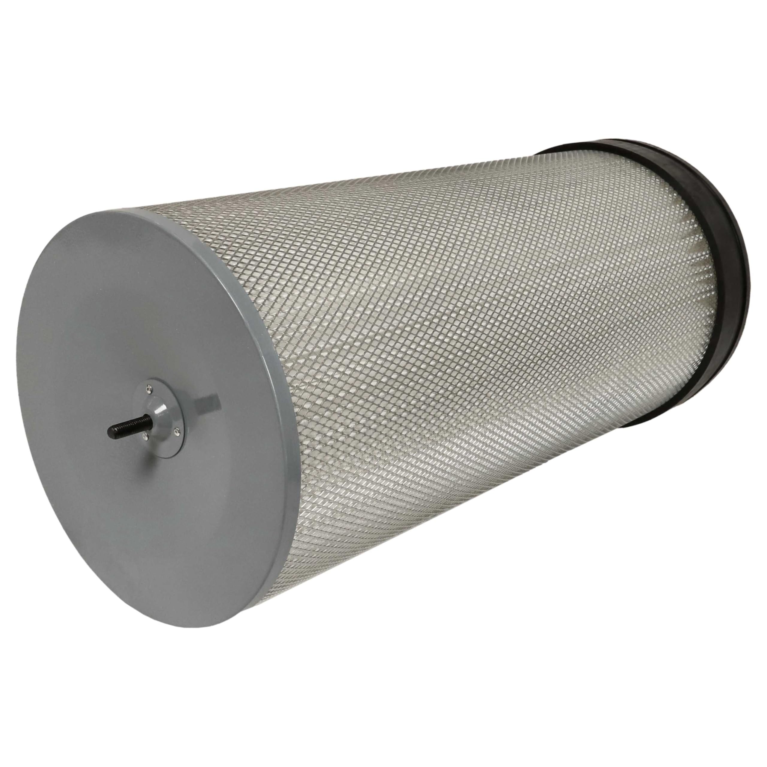 vhbw 2x Feinstaubfilter Ersatz für Holzmann ABSFF850 für Absauganlage | Feinstaub-Filterpatrone mit Reinigungsbürste