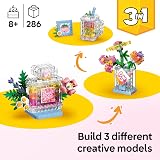 LEGO Creator 3 in 1 Floral Decor Perfume Bottle Toy - Model Kit Transforms into a Flower Vase or Smoothie - DIY Kids' Room Decoration - Birthday Gift for 8+ Year Old Girls & Boys - 31383 - 3