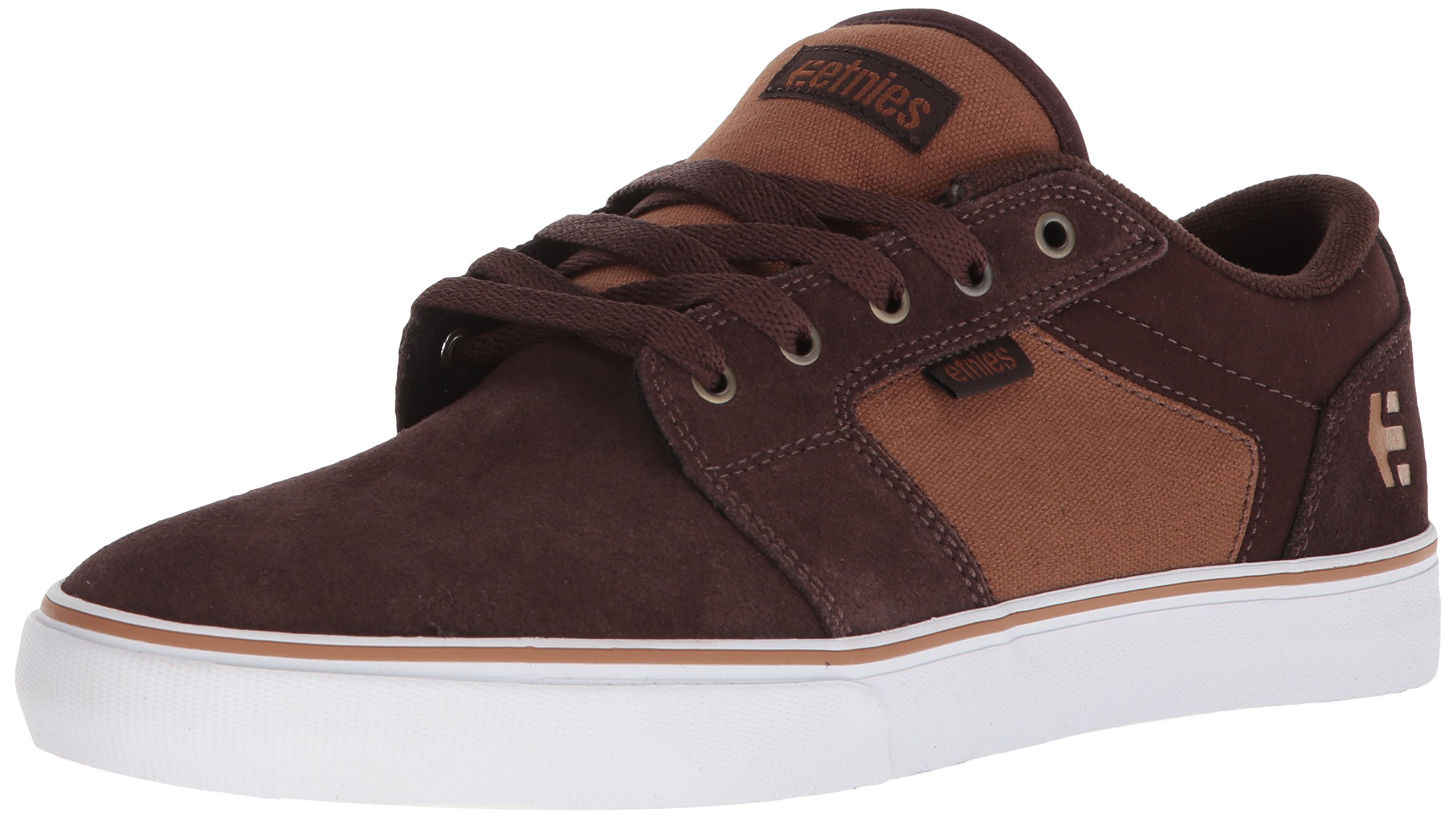 Etnies Barge LS – Classic Skate Look, Slim Vulcanized Silhoutte, Hefty Armored Collar, Reinforced Vulc