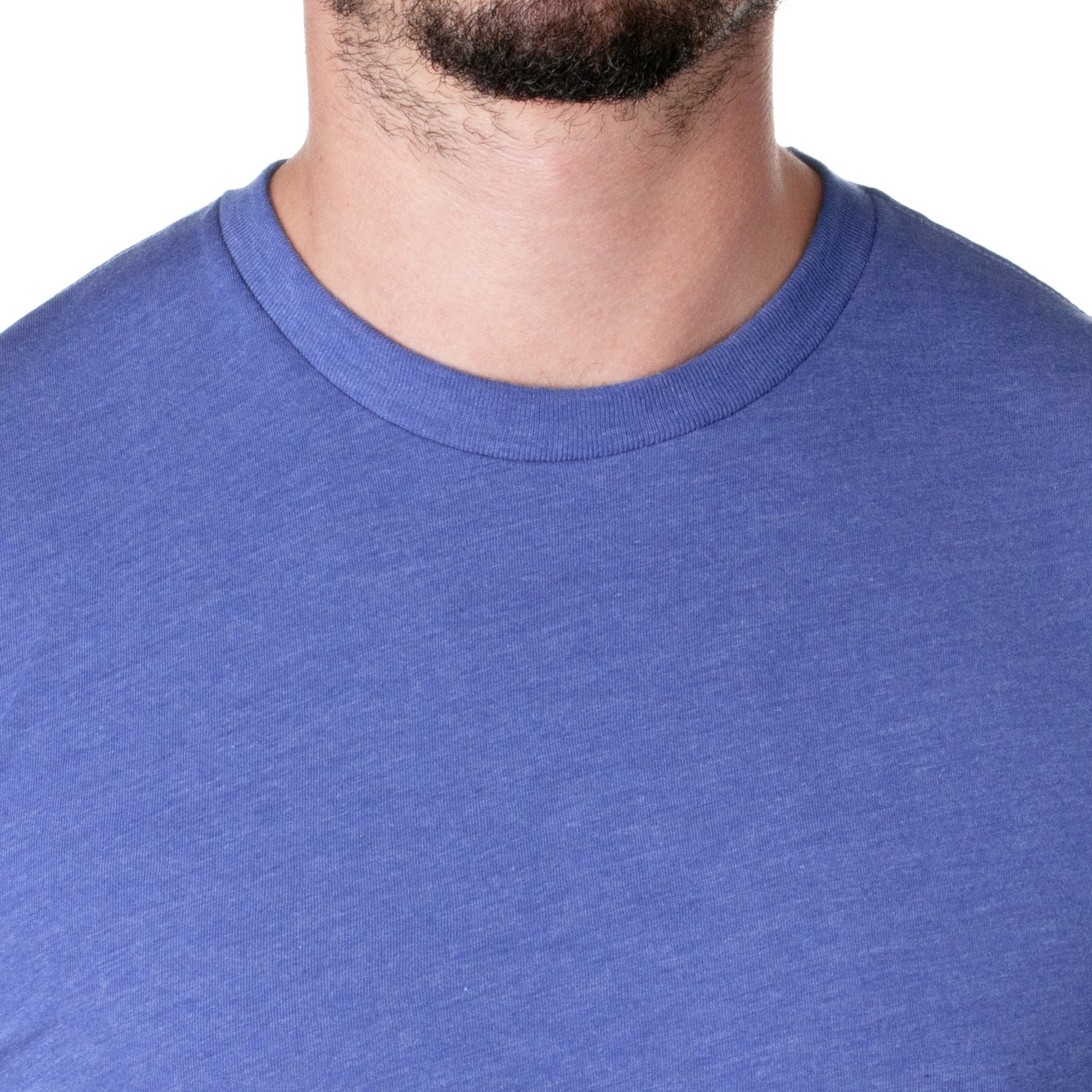 Next Level Men's Triblend Crew T-Shirt - Vintage Royal, Soft Jersey, Size S
