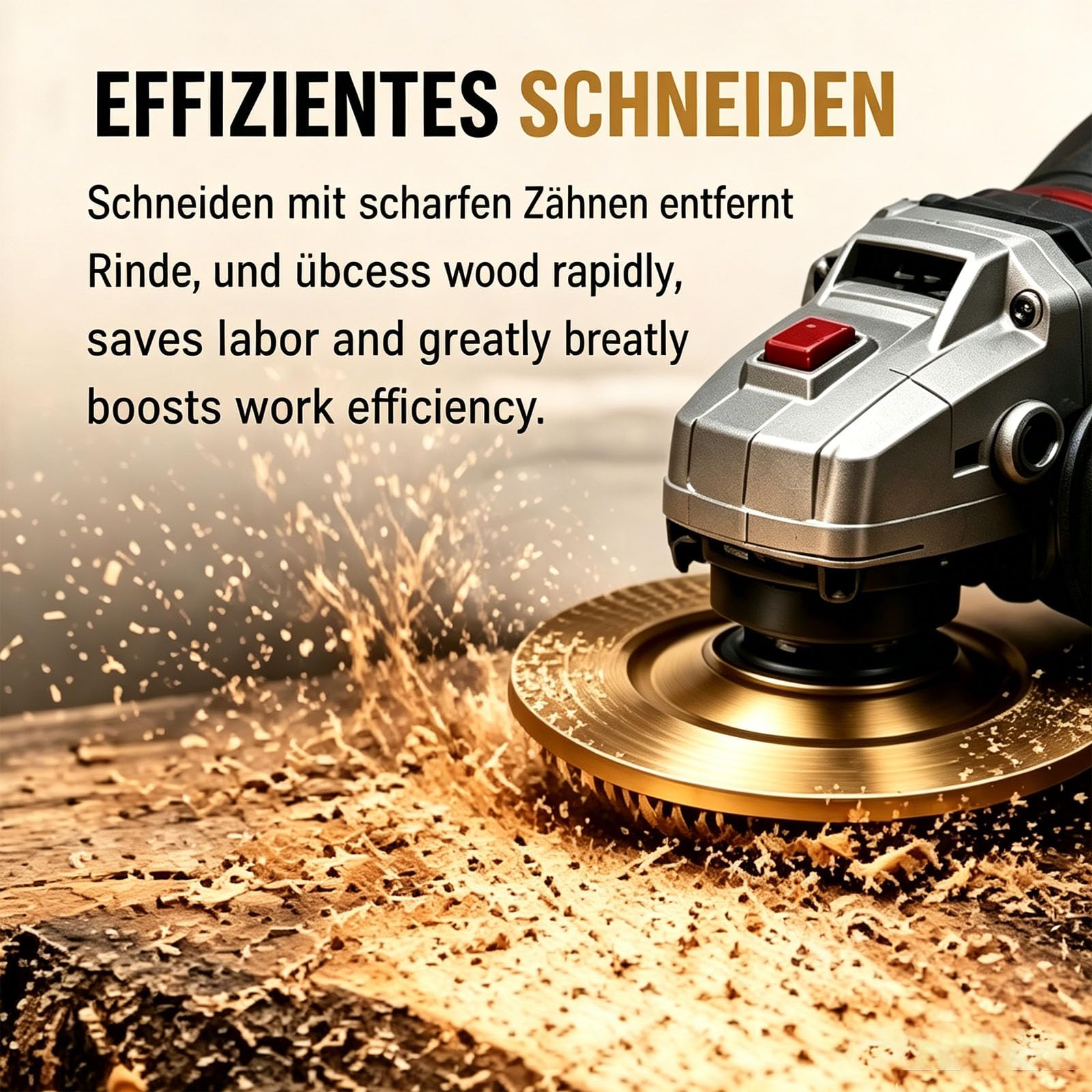 3 Stück Wolframcarbid-Schleifer, Schleifscheibe Wolframkarbid-Rad & Wolframkarbid Scheibe für Winkelschleifer – Wolframcarbid Scheibe zum Holz schleifen, schnitzen & schneiden (FlatSurface)