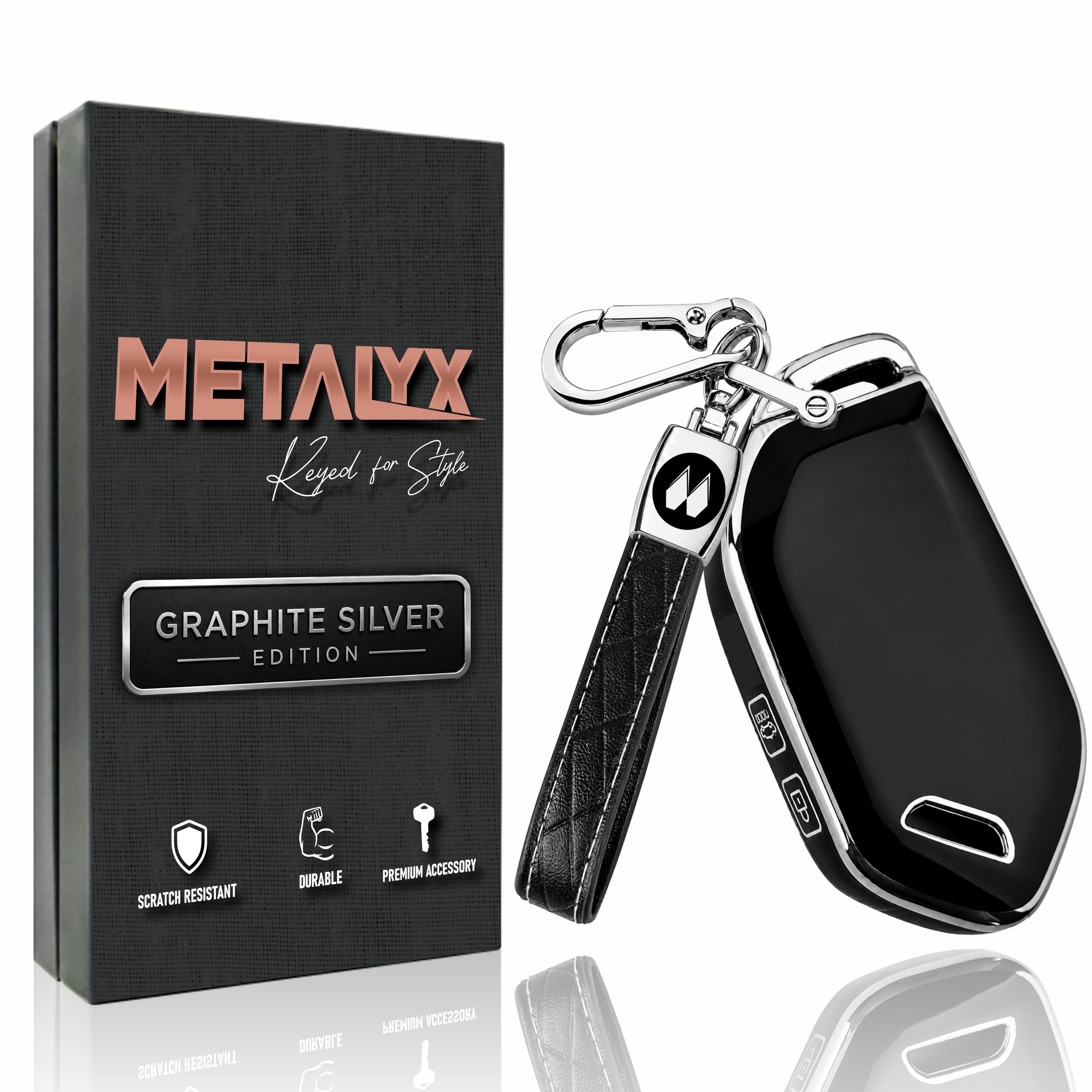 Metalyx Key Fob Cover for Kia Seltos 2026 Facelift (HTK, HTK(O), HTX, HTX(A), GTX, GTX(A)) | Soft TPU | Anti-Scratch | Strong Signal Strength | Stylish Case with Lanyard-image-43