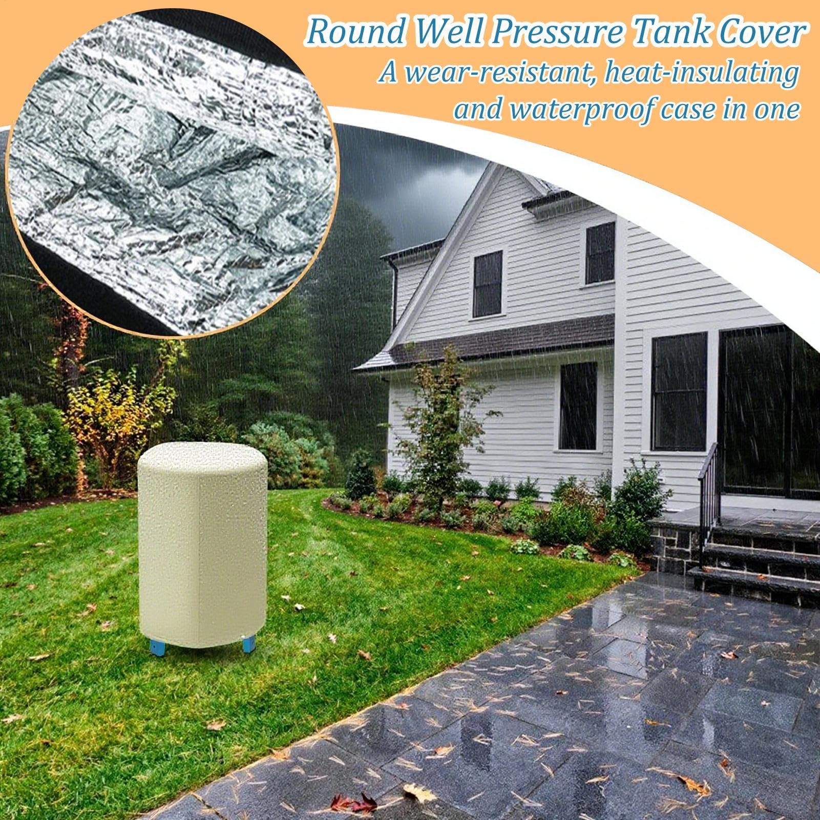 Copertura per Pompa 'Acqua da Esterno Isolante Esterno Invernale Resistente | Copertura per Serbatoio d'Acqua Impermeabile e resistente, per irrigazione, piscina, prato, capanno, giar