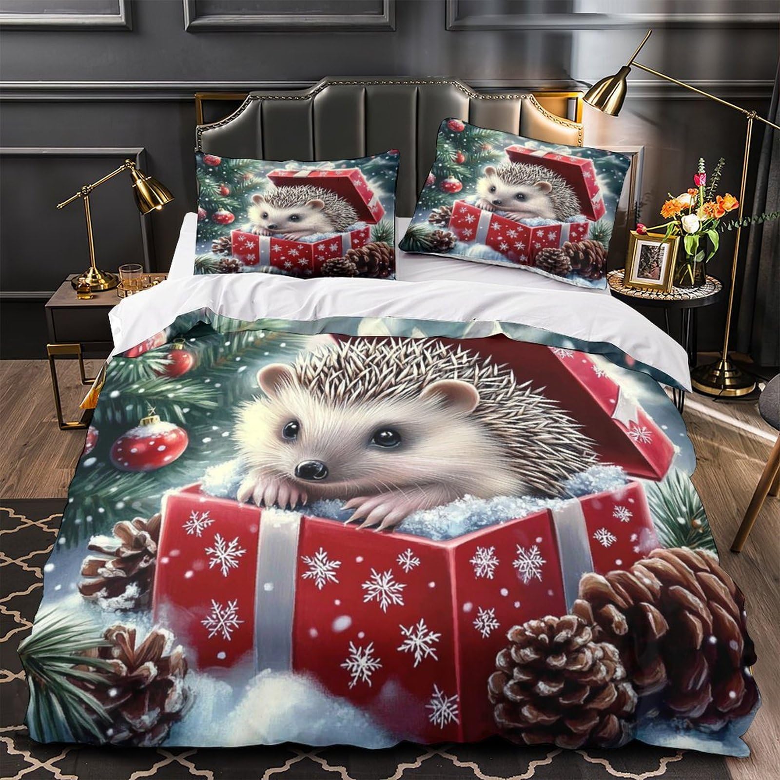 Parure de lit microfibre cute pour offrir douceur et magie de No&euml;l aux enfants