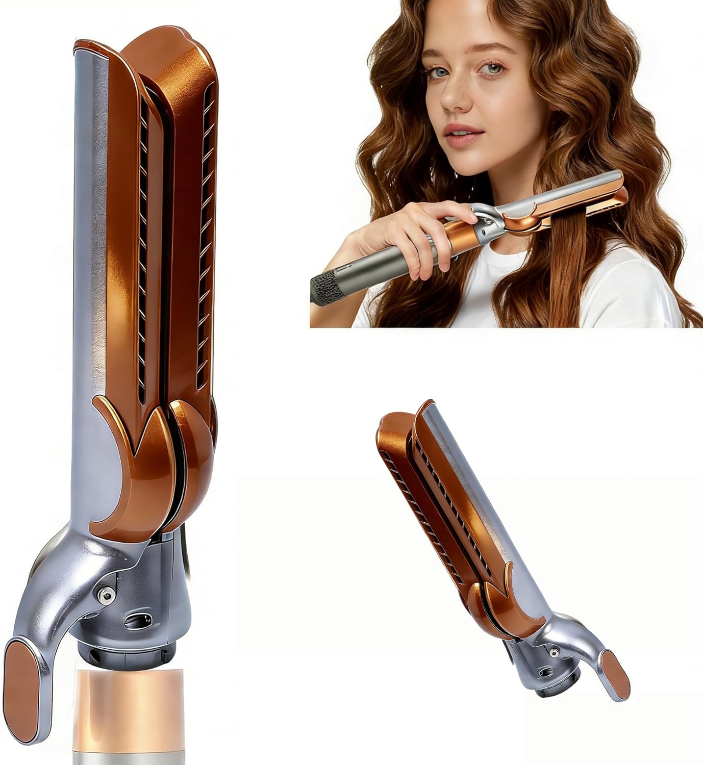 Accesorio para alisar el pelo, accesorio para alisar el cabello con HS01/HS05/HS08, accesorios alisadores con tecnología Airflow sin placas calefactoras, reduce el daño por calor