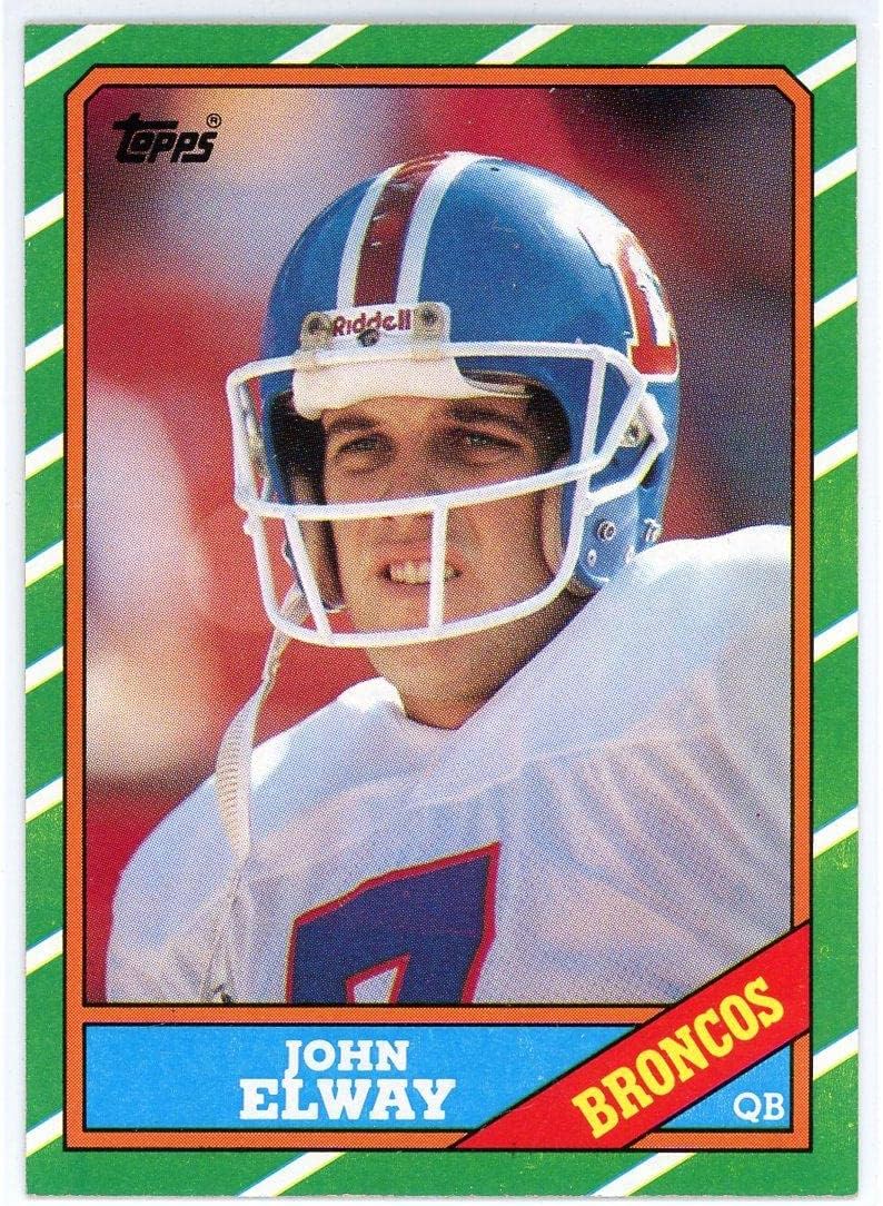 John Elway 1986 Topps Card #112 - Unsigned Football Cards