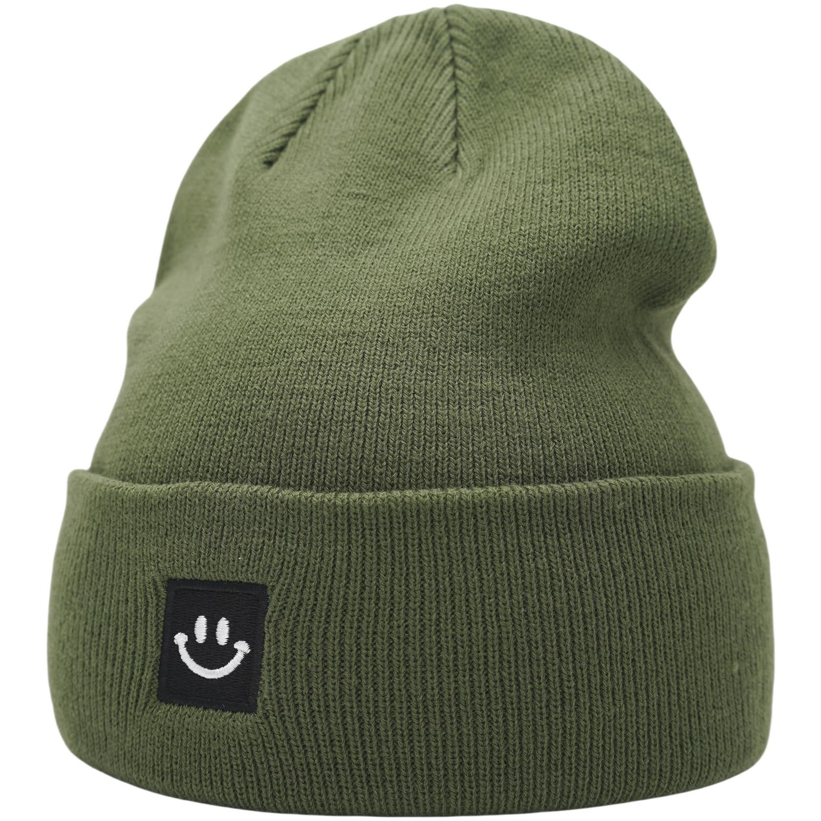 55cube Unisex Winter Beanie Hats Warm Thick Knit Cuffed Skullcaps