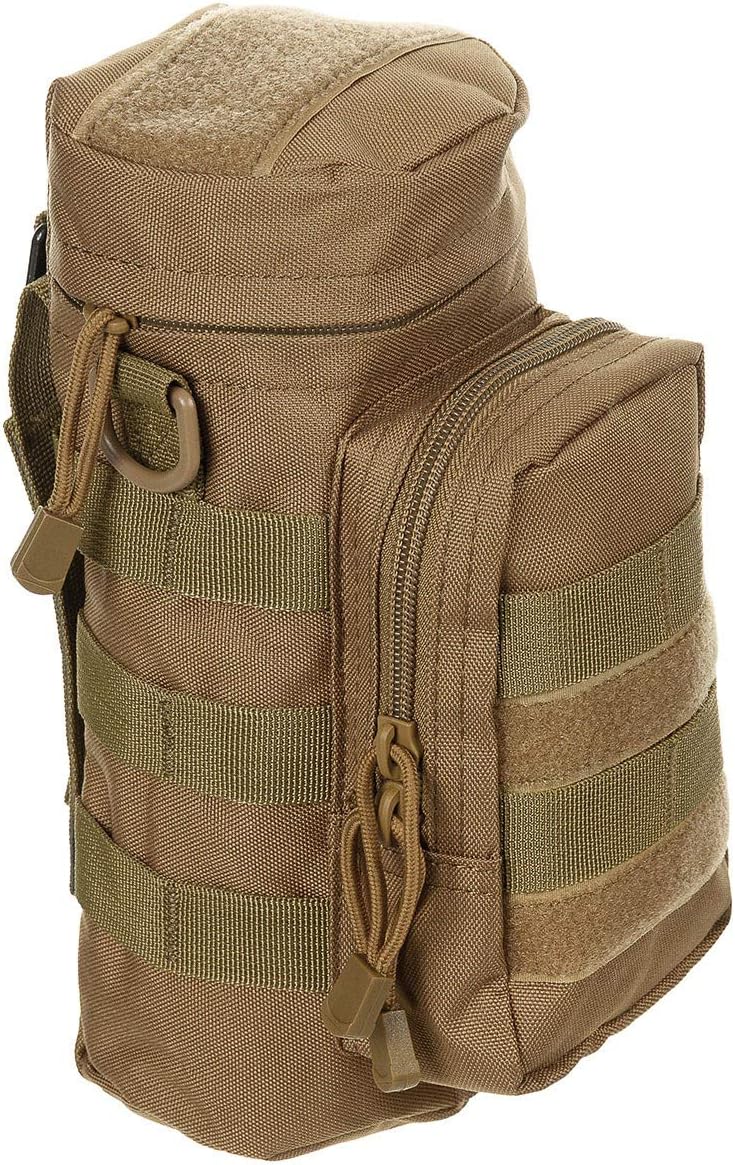 bag round. "MOLLE". coyote tan