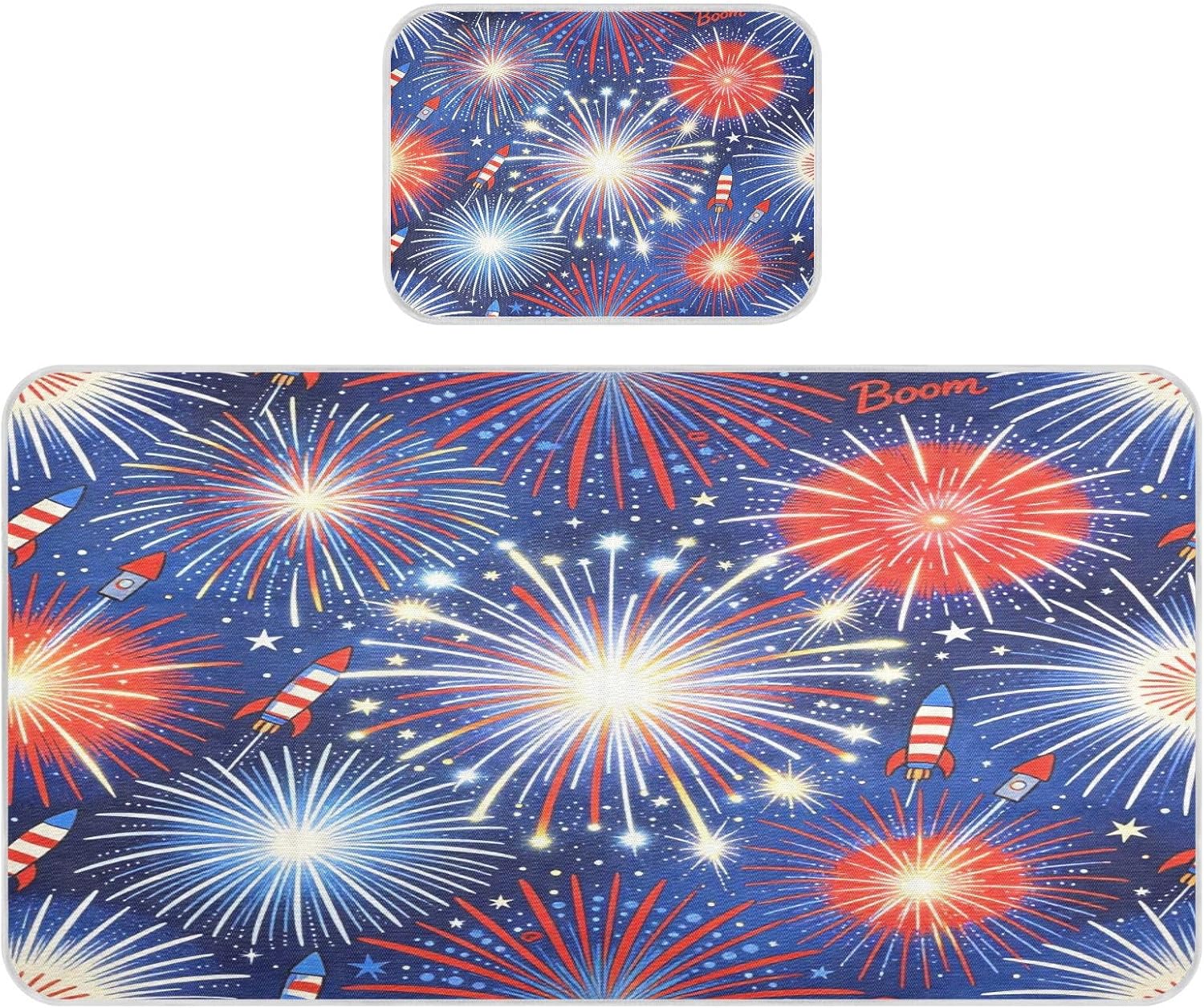 Cooling Baby Bed Mattress Protector 28" x 52" Breathable Fourth 4th of July Independence Mattress pad Cover for Baby&Toddler
