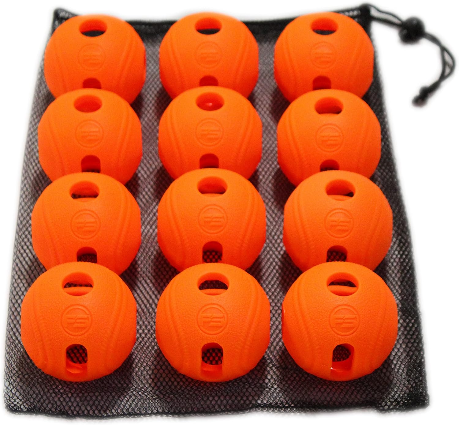 Flair Sports - Training Balls for Baseball / Softball - Limited Flight - Heavy Duty Thick Rubber Material - Real Baseball Seams and Texture - Wind Proof : Sports & Outdoors