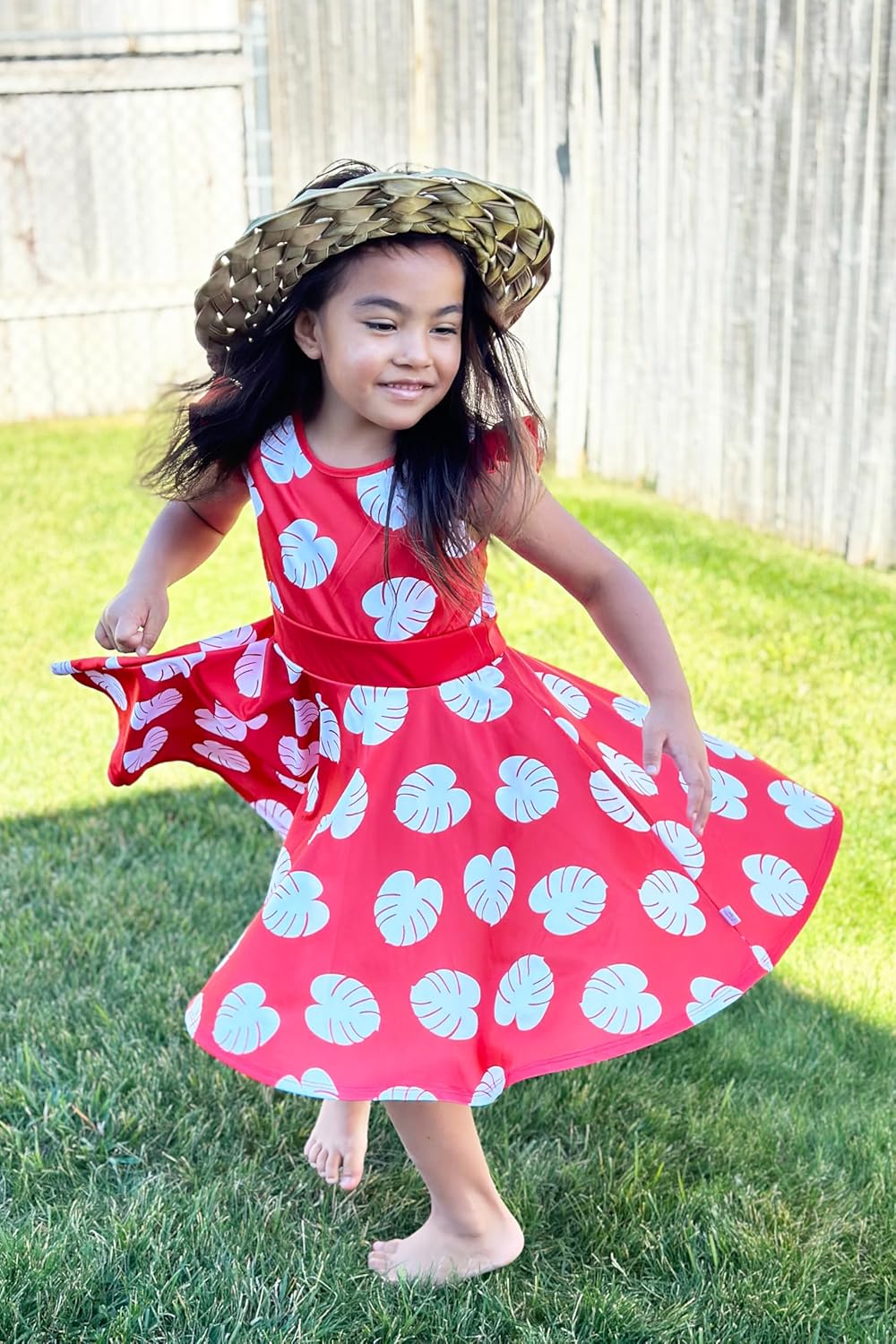 Little Adventures Aloha Princess Twirl Dress Up Costume - Machine Washable Child Pretend Play Party Dress - Image 4