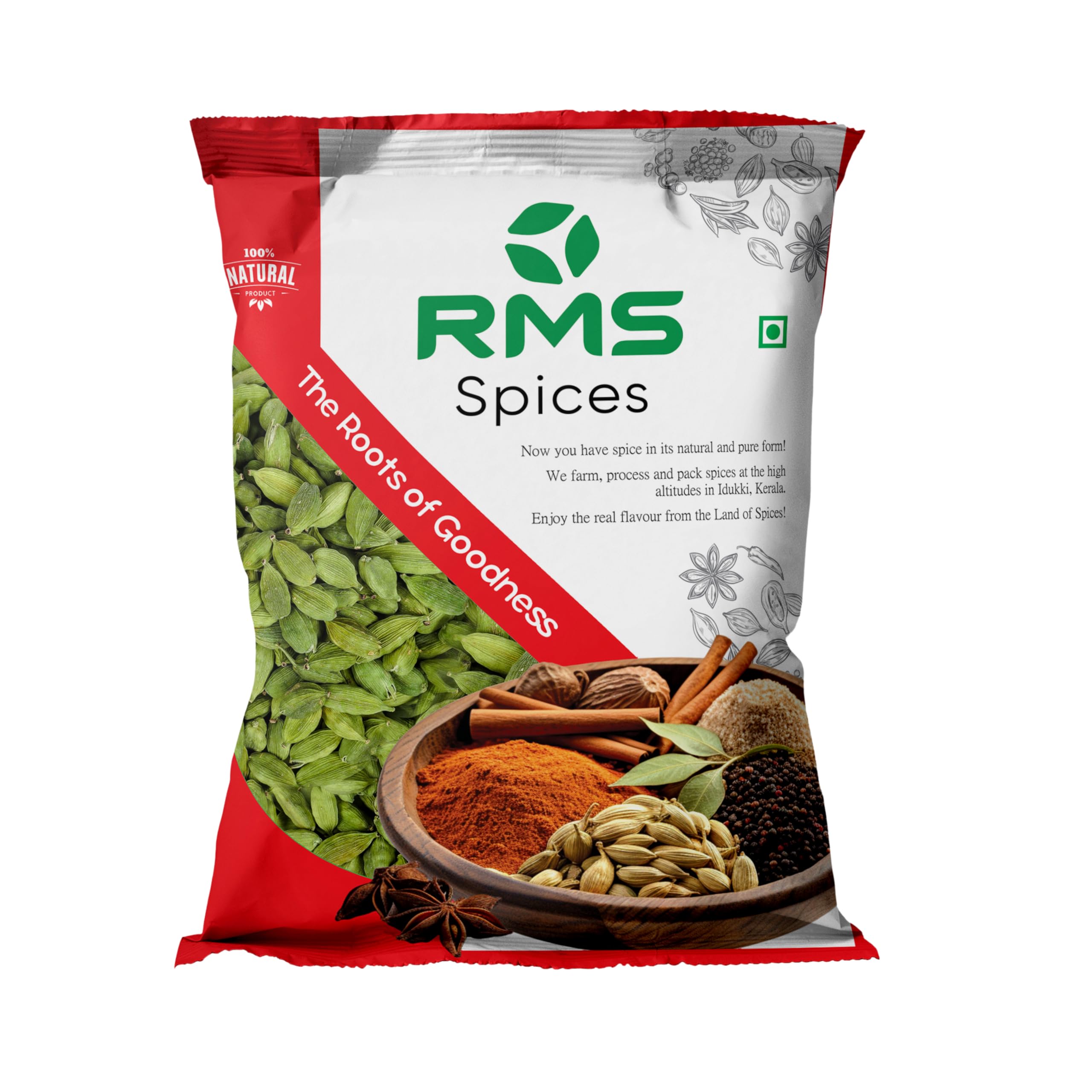 RMS Cardamom (Elaichi), 1 kg, Jumbo, 8 mm (B09DVJ5SVC) Amazon Price History, Amazon Price Tracker