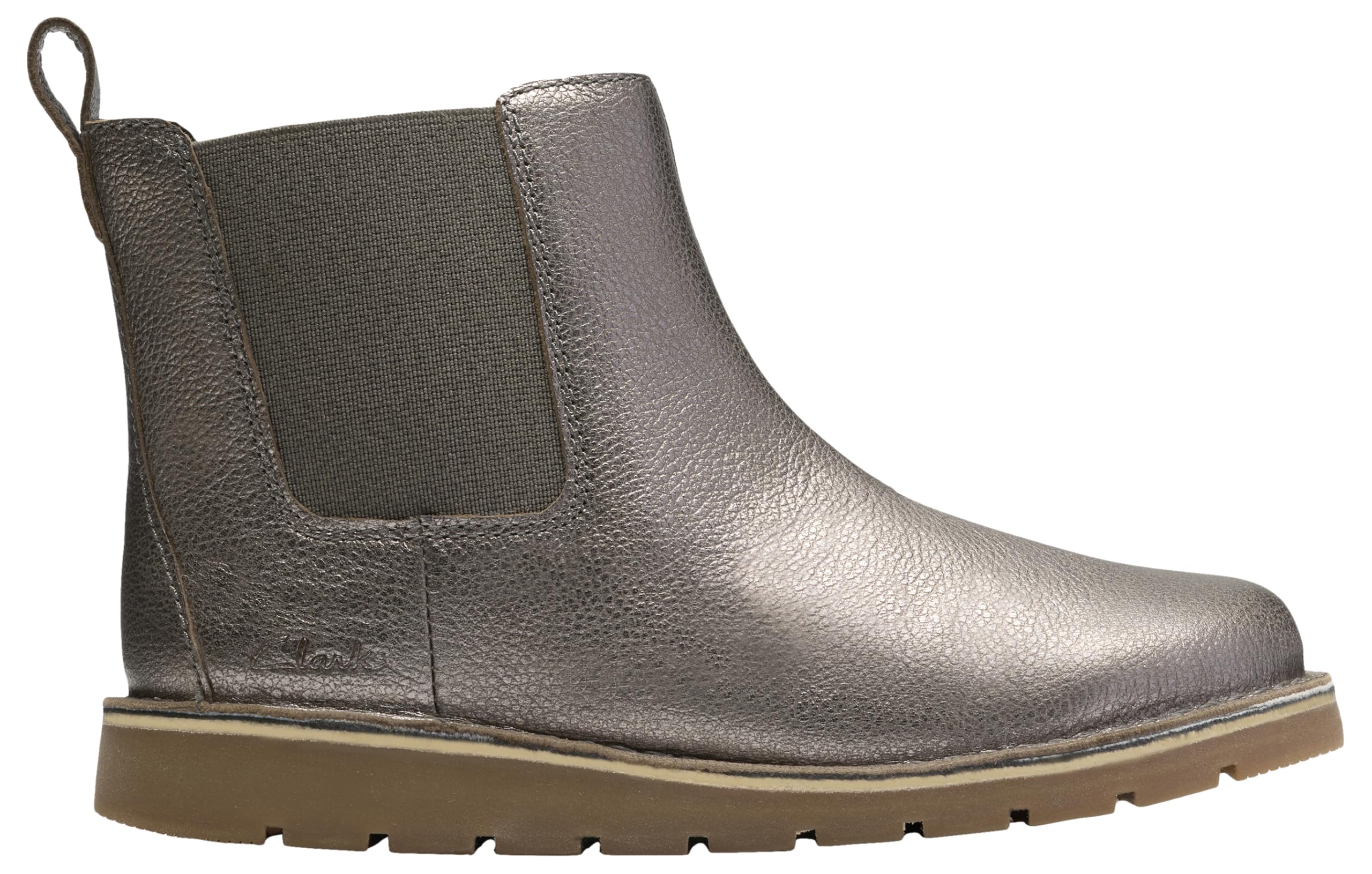 Clarks Joyful Sky K. Childrens Pewter, 11.5