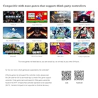 Vista 7 de Joso Mobile Game Controller for iPhone Android PC Phone Controller Joystick for iPhone 14 13 12 Pro Max iPad Tablet Galaxy S22 Ultra COD Mobile