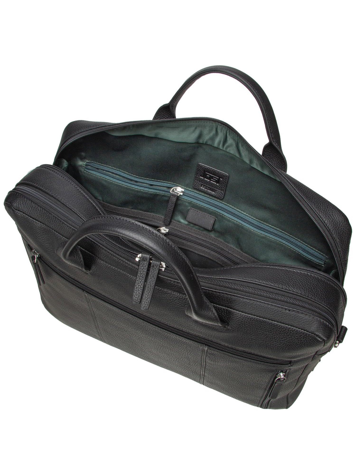 Jost bolsa de ordenador portátil maletín con compartimento para portátil Frankfurt Business Bag 2C Black