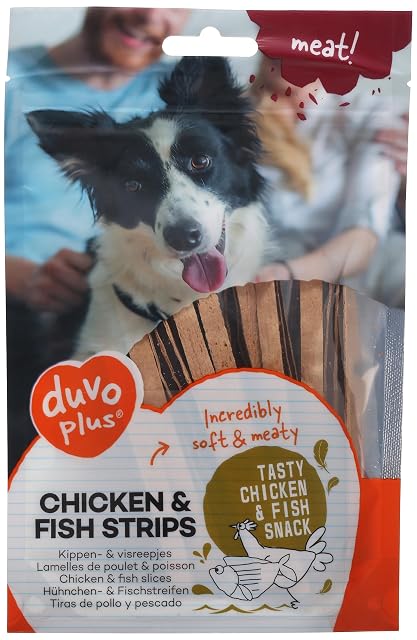 Stips de Pollo y Pescado Meat! para Perros - Snack Tierno a Base de Carne - Sabor a Pollo y Pescado