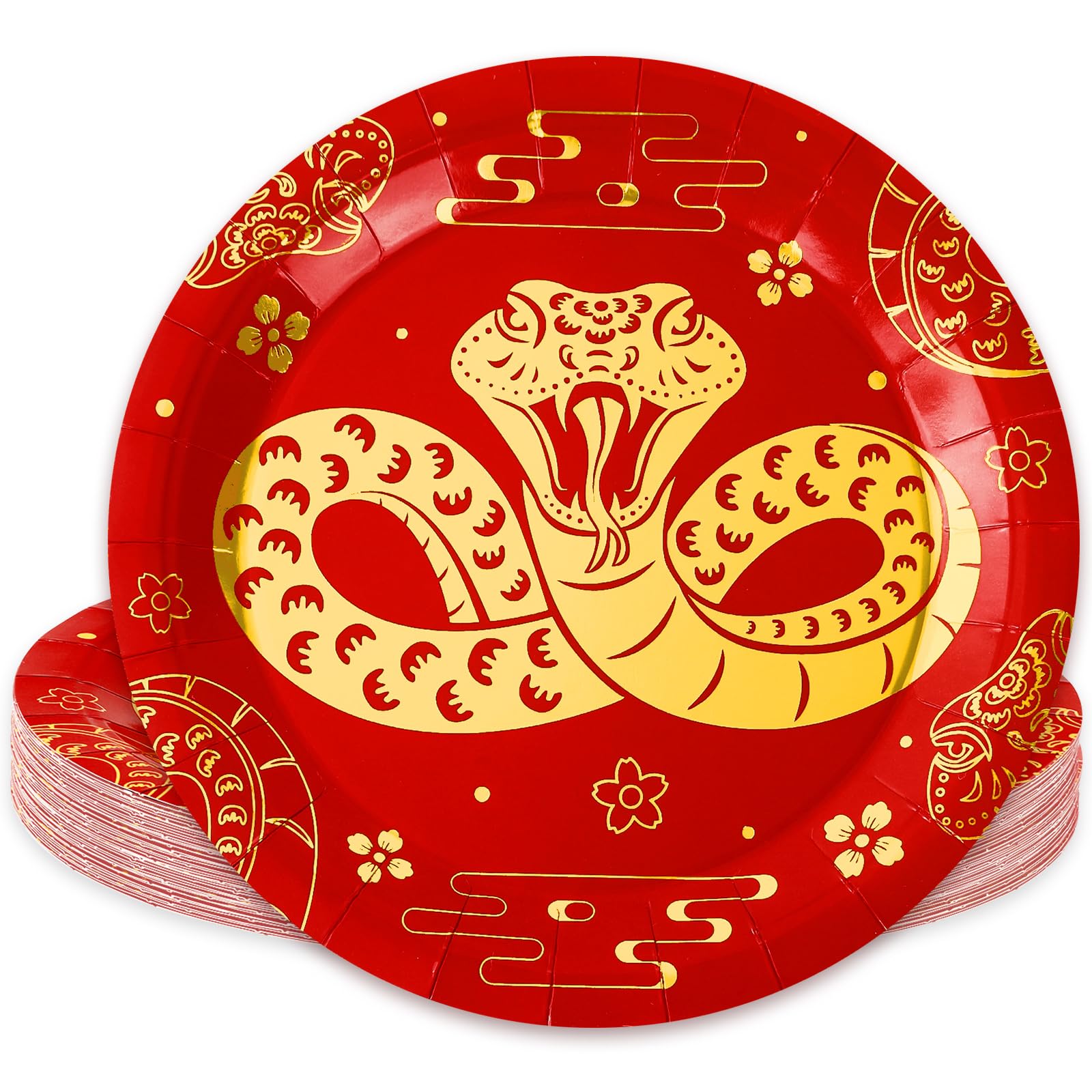 Assiette jetable pour le Nouvel An chinois qui simplifie votre vaisselle