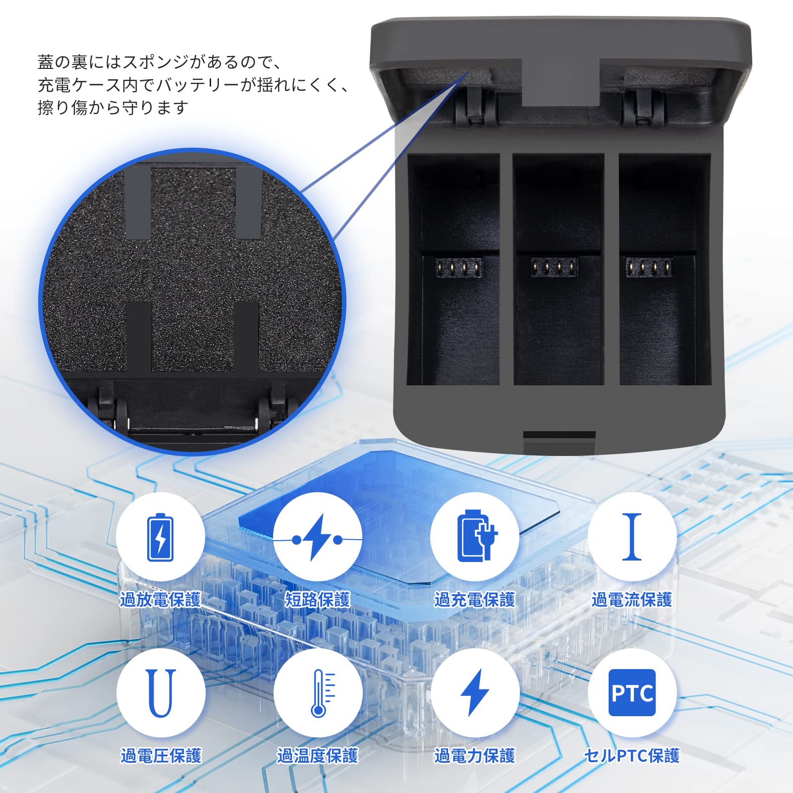 Amazon | Kiowon GoPro HERO12 HERO11 HERO10 HERO9用 充電器 for