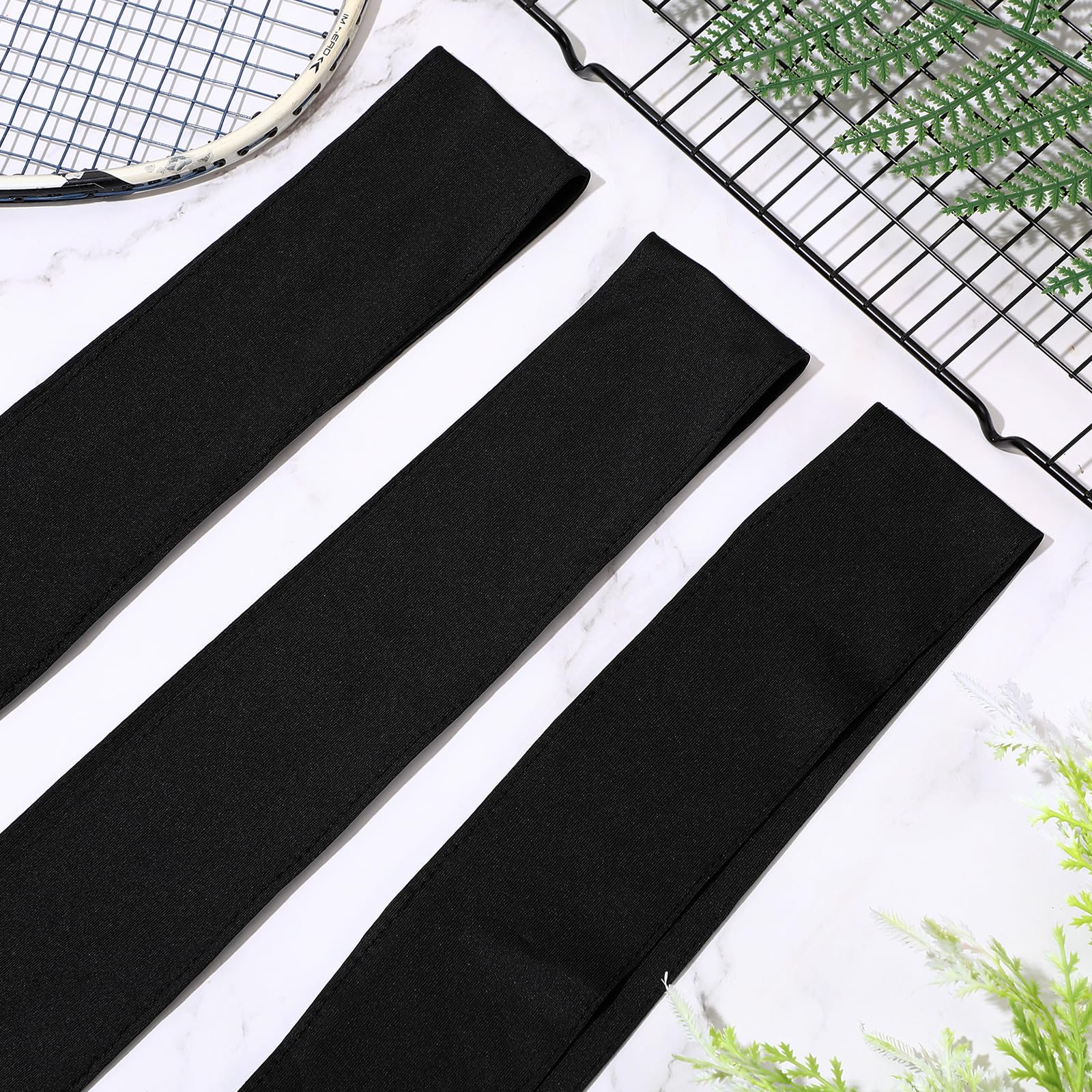 Hiboom Confezione da 30 fasce per capelli regolabili, per sport, tennis, tennis, ninja, karate, atletica, per donne e uomini, basket, calcio, corsa, yoga
