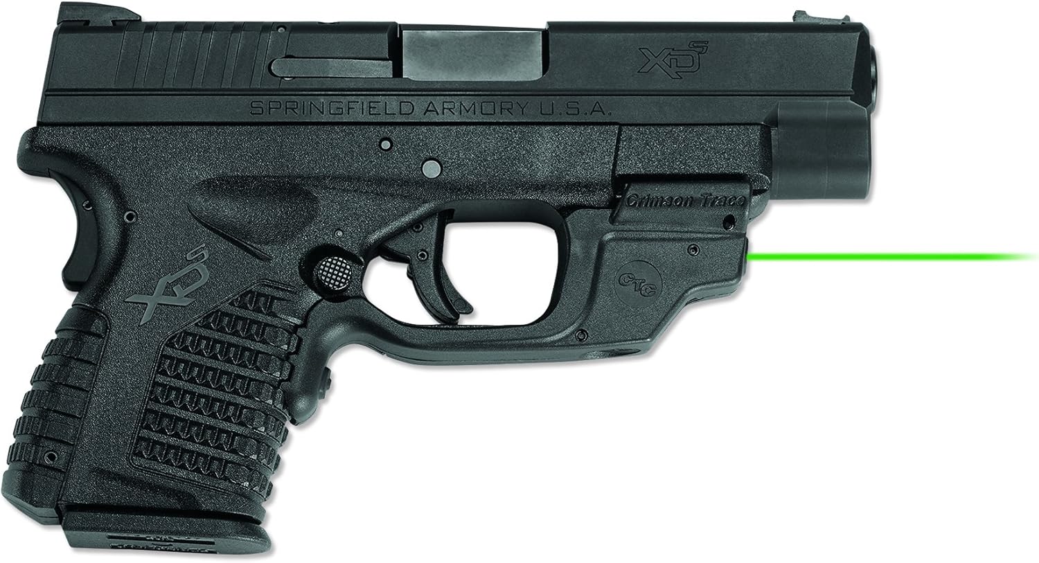 New Product Crimson Trace LG-469 Laserguards with Heavy Duty Construction and Instinctive Activation for Springfield Armory XD-S, Defensive Shooting and Competition