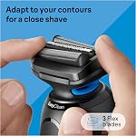 Braun Electric Razor for Men Series 5, Beard Shaver, Electric Shaver, SkinGentle Foil, with Protective Cap, Precision Trimmer, S5 5118s, 1 item