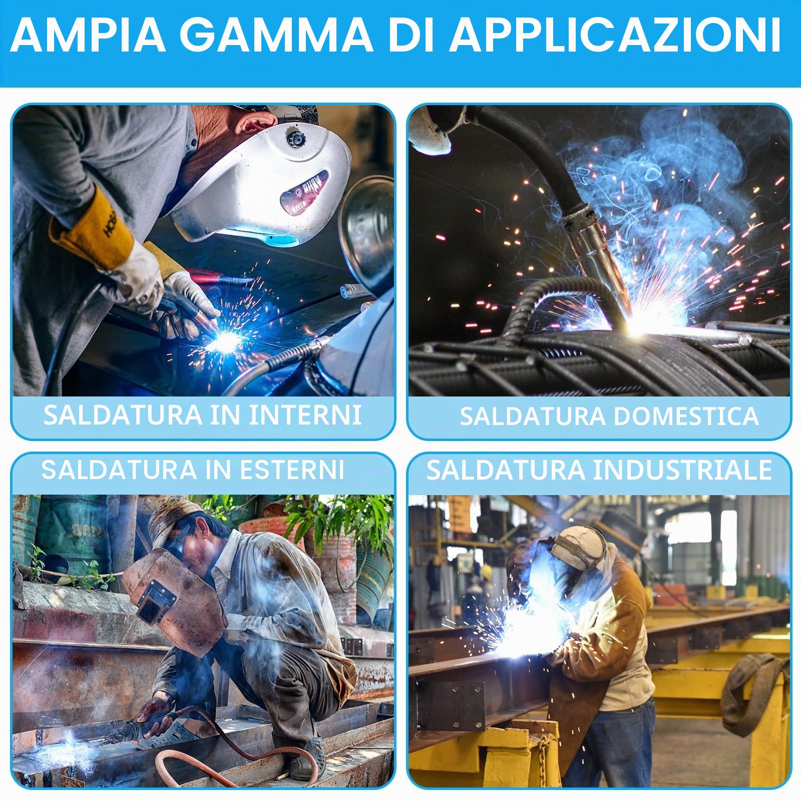 10 PZ Parti Usurate Ugello Gas 1,2mm Accessori per Saldatrice a Gas di Protezione per Saldatura MB24KD MIG MAG Accessori per Saldature Set di Materiali di Consumo per Saldatrice a Torcia MB24