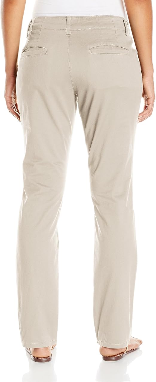 Lee pantalones rectos básicos, tiro medio, Petite, para mujer : Ropa,  Zapatos y Joyería - Amazon.com