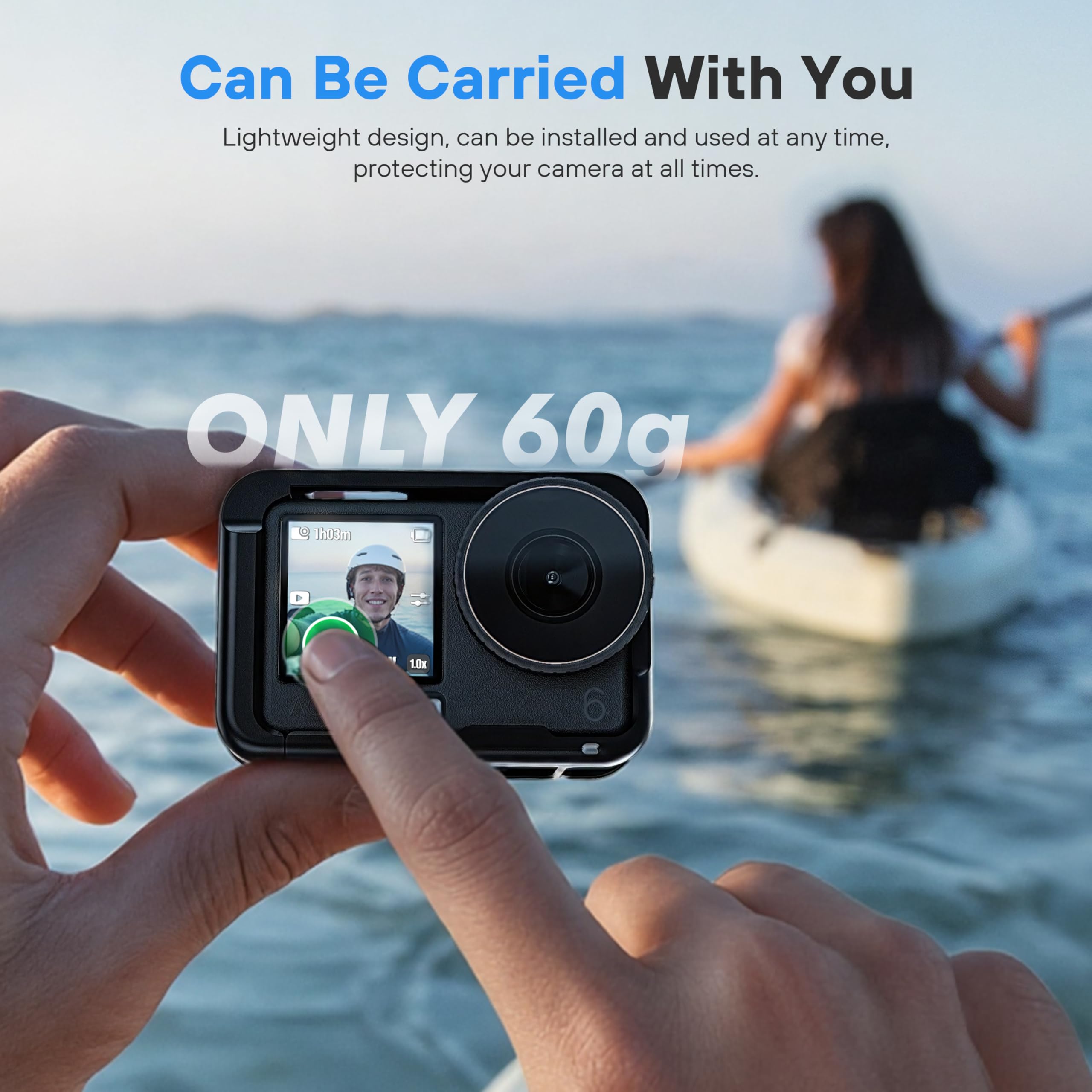 Osmo Action 6 klatka na aparat dla DJI, klatka ochronna do DJI Action 6, ramka ochronna do DJI Osmo Action 6