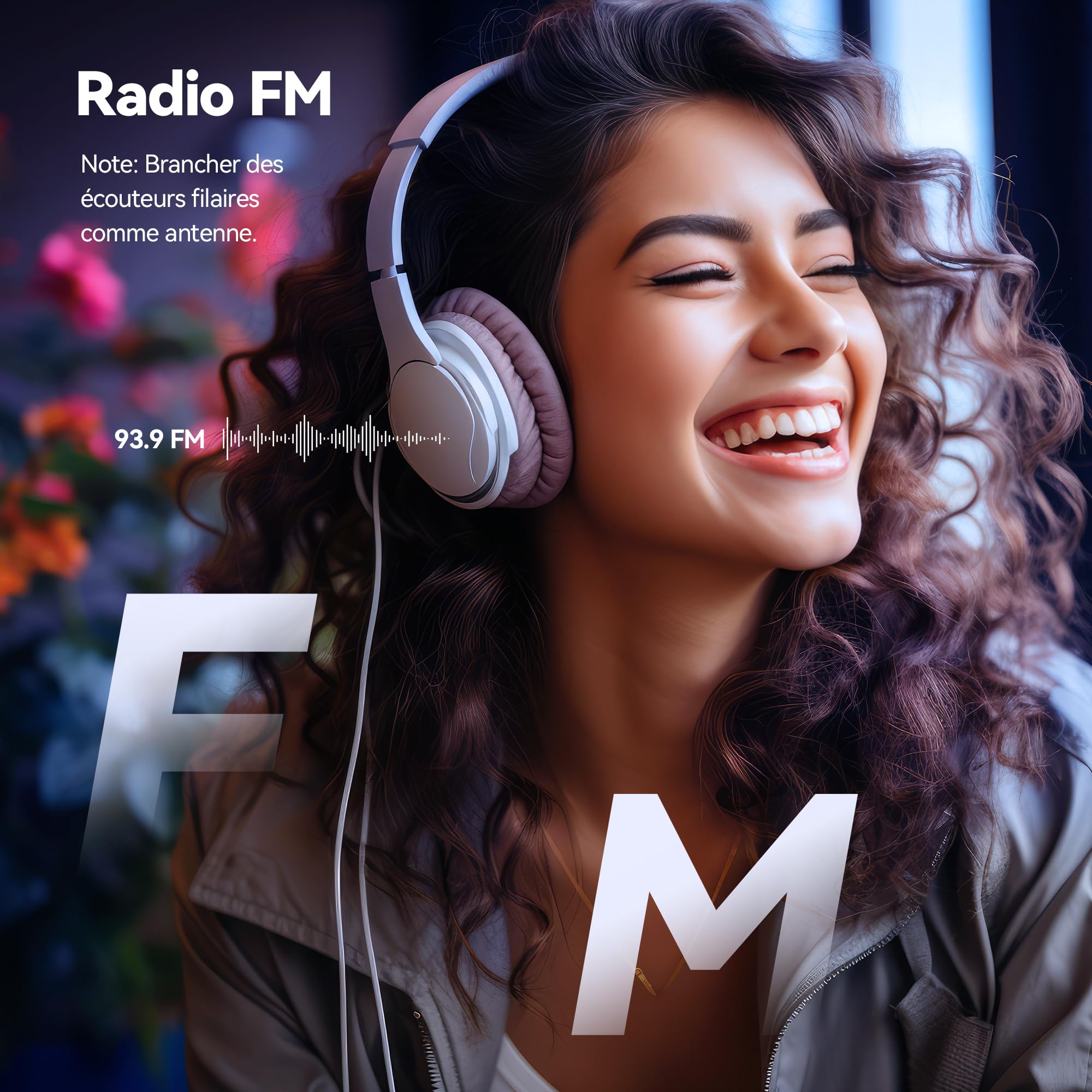AGPTEK 64Go MP3 Bluetooth avec Haut-Parleur, 2.4" Grand Écran Lecteur MP3 en Métal Qualité Sonore HiFi Audio MP4 Baladeur Sport de Bouton Tactile Radio FM Podomètre Enregistreur 60H de Musique-Noir